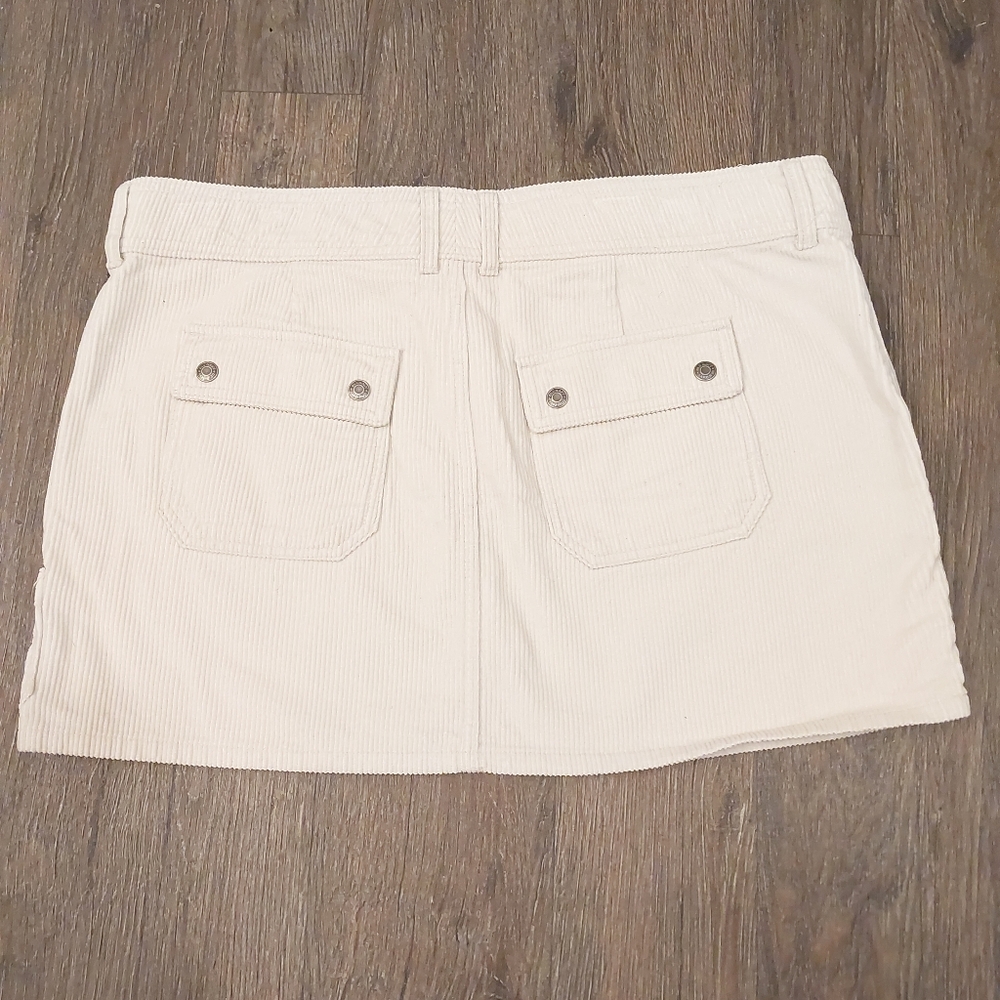 Old Navy White Utility Mini Skirt Women's Size 16 Reissue - Brand New Tags - Picture 5 of 6